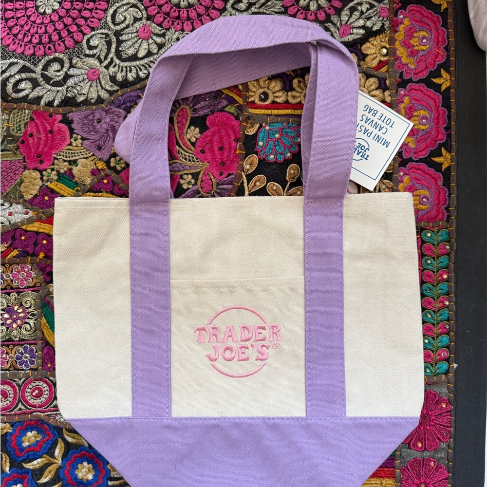 Trader Joe’s Pastel Purple mini tote